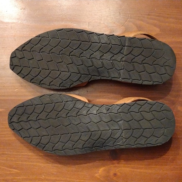 RIA Menorca Slingback Snakeskin Print Leather Sandals, Size (38) 7.5-8 US, Brown - Picture 5 of 7